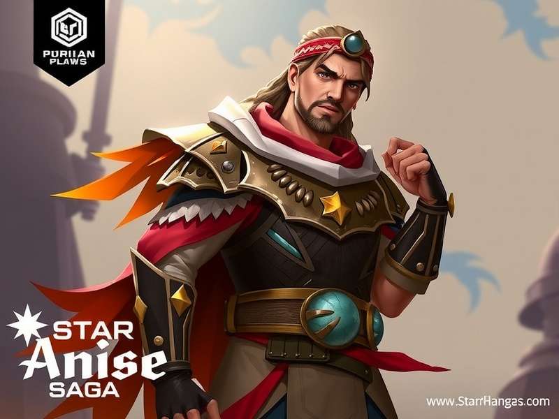 Star Anise Saga game hero character with Indian-inspired armor